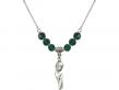  Madonna Medal Birthstone Necklace Available in 15 Colors 