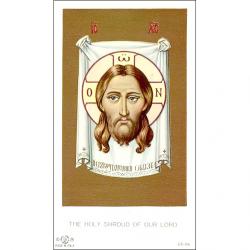 \"Holy Shroud of Our Lord\" Icon Prayer/Holy Card (Paper/100) 