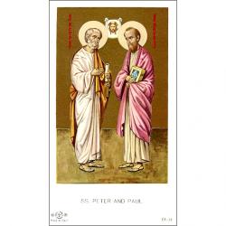  \"St. Peter and Paul\" Icon Prayer/Holy Card (Paper/100) 