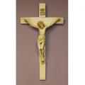  Crucifix in Lightly Antiqued Alabaster, 9.5" 
