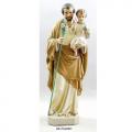  St. Joseph w/Child Statue in Fiberglass, 65"H 