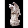  Adoration Kneeling Angel w/Crossed Arms Statue in Fiberglass, 56"H 
