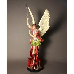  St. Michael the Archangel in Fiberglass, 58\"H 