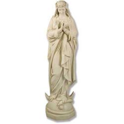  Our Lady of the Assumption of Mary Statue in Fiberglass, 54\"H 
