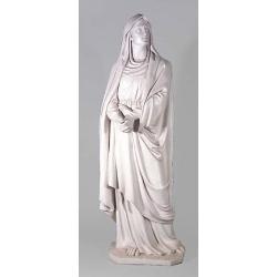  Our Lady of Sorrows Statue in Fiberglass, 65\"H 