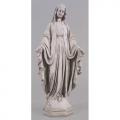  Our Lady of Grace Statue in Fiberglass, 21"H 
