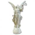  Angels Trumpet Left Statue in Fiberglass, 64"H 