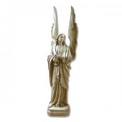  Cathedral Angel Left Statue in Fiberglass, 89\"H 
