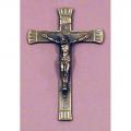  Crucifix in Antiqued Brass, 7.5" 