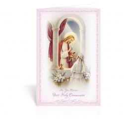  CATHEDRAL GIRL COMMUNION GREETING CARD (10 PC) 