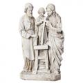  Holy Family Statue in Fiber Stone, 25"H 