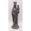  Our Lady/Madonna w/Child Statue in Fiber Stone, 42"H 