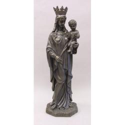  Our Lady/Madonna w/Child Statue in Fiber Stone, 42\"H 