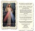  "The Divine Mercy" Prayer/Holy Card (Paper/50) 
