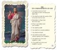  "The Ten Commandments of God" Prayer/Holy Card (Paper/50) 