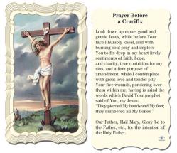  \"Prayer Before a Crucifix\" Prayer/Holy Card (Paper/50) 