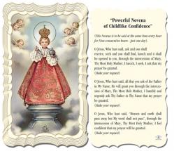  \"Powerful Novena of Childlike Confidence, Infant of Prague\" Prayer/Holy Card (Paper/50) 