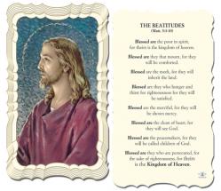  \"The Beatitudes\" Prayer/Holy Card (Paper/50) 