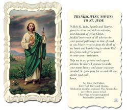  \"Thanksgiving Novena to St. Jude\" Prayer/Holy Card (Paper/50) 