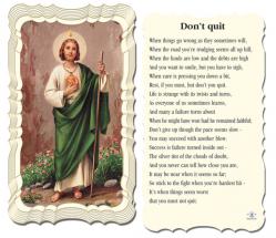  \"Don\'t Quit, St. Jude\" Prayer/Holy Card (Paper/50) 