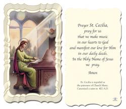  \"Prayer to St. Cecelia\" Prayer/Holy Card (Paper/50) 