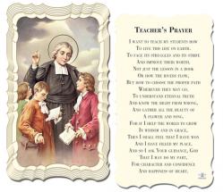  \"Teacher\'s Prayer\" Prayer/Holy Card (Paper/50) 
