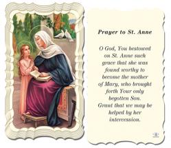  \"Prayer to St. Anne\" Prayer/Holy Card (Paper/50) 