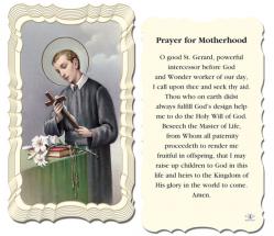  \"Prayer for Motherhood, St. Gerard Majella\" Prayer/Holy Card (Paper/50) 