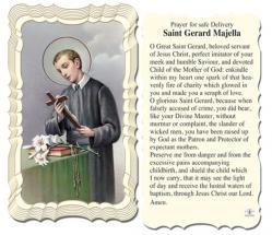  \"Prayer for Safe Delivery, St. Gerard Majella\" Prayer/Holy Card (Paper/50) 