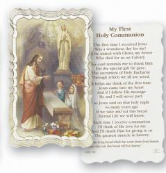  \"Communion Prayer, Girl/Boy\" Prayer/Holy Card (Paper/50) 