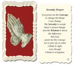 \"Serenity Prayer\" Prayer/Holy Card (Paper/50) 