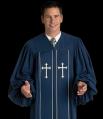  "Cleric" Choir Robe (Admiral Blue) 