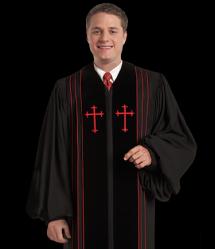  \"Bishop\" Choir Robe (Black) 