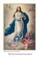  Immaculate Conception Holy Card 