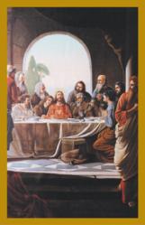  Last Supper Holy Card 