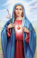  Immaculate Heart of Mary Holy Card 