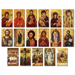  \"Icon Series\" Assorted Icon Prayer/Holy Card (Paper/100) 