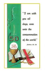  \"50th Jubilee\" Prayer/Holy Card (Paper/100) 