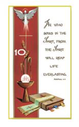 \"10th Jubilee\" Prayer/Holy Card (Paper/100) 