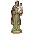  St. Joseph w/Jesus Statue in Resin/Marble Composite - 54"H 
