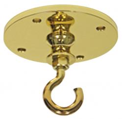  Sanctuary Lamp Ceiling Hook Bracket - Polished Brass 