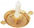  Baptismal Candlestick - Gold Plated 