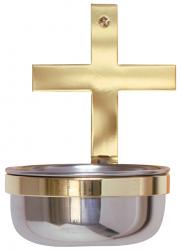  Holy Water Font With Oak Panel 