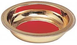  Collection/Donation/Offering Plate - Red Pad - 11\" Dia 