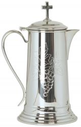  Flagon/Jug/Pitcher - Pewter/Gold Plated - Grapes Design 