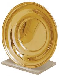  Dish/Well Communion Paten - Gold Plated 