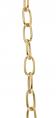  Sanctuary Lamp Steel Chain - Polished Brass Plated 