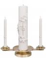  Marriage/Wedding Altar Candelabra - Polished Brass 