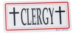  Clergy/Emergency Sign (12 pc) 