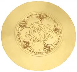  Scale Paten - Engraved Ave Maria 